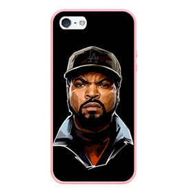 Чехол для iPhone 5/5S матовый с принтом Ice Cube 1 в Екатеринбурге, Силикон | Область печати: задняя сторона чехла, без боковых панелей | ice cube | oshea jackson | rap | айс кьюб | гангста рэп | о’ши дже́ксон | рэп