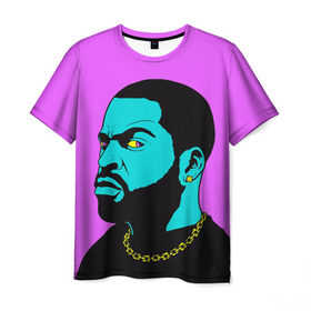 Мужская футболка 3D с принтом Ice Cube 3 в Екатеринбурге, 100% полиэфир | прямой крой, круглый вырез горловины, длина до линии бедер | ice cube | oshea jackson | rap | айс кьюб | гангста рэп | о’ши дже́ксон | рэп