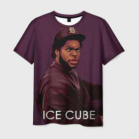 Мужская футболка 3D с принтом Ice Cube 5 в Екатеринбурге, 100% полиэфир | прямой крой, круглый вырез горловины, длина до линии бедер | Тематика изображения на принте: ice cube | oshea jackson | rap | айс кьюб | гангста рэп | о’ши дже́ксон | рэп
