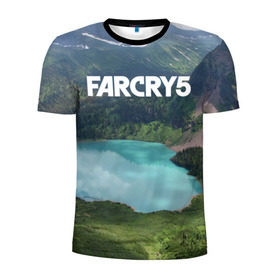 Мужская футболка 3D спортивная с принтом Far Cry 5 в Екатеринбурге, 100% полиэстер с улучшенными характеристиками | приталенный силуэт, круглая горловина, широкие плечи, сужается к линии бедра | far cry | far cry 5 | фар край