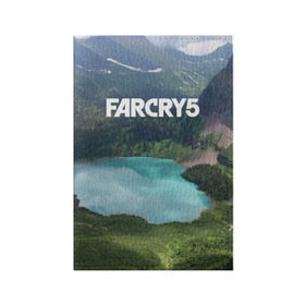 Обложка для паспорта матовая кожа с принтом Far Cry 5 в Екатеринбурге, натуральная матовая кожа | размер 19,3 х 13,7 см; прозрачные пластиковые крепления | far cry | far cry 5 | фар край