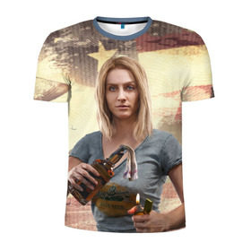 Мужская футболка 3D спортивная с принтом Фар Край 5 в Екатеринбурге, 100% полиэстер с улучшенными характеристиками | приталенный силуэт, круглая горловина, широкие плечи, сужается к линии бедра | far cry | far cry 5 | фар край