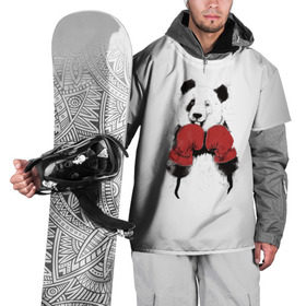 Накидка на куртку 3D с принтом Панда боксер в Екатеринбурге, 100% полиэстер |  | Тематика изображения на принте: бамбук | бамбуковый медведь | бокс | боксерские | брызги | енот | животное | коала | красивый | красная книга | кунгфу | медведь | милый | мишка | очки | панда | перчатки | пот | прикол | прикольный