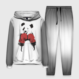 Мужской костюм 3D (с толстовкой) с принтом Панда боксер в Екатеринбурге,  |  | бамбук | бамбуковый медведь | бокс | боксерские | брызги | енот | животное | коала | красивый | красная книга | кунгфу | медведь | милый | мишка | очки | панда | перчатки | пот | прикол | прикольный