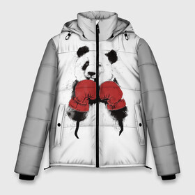 Мужская зимняя куртка 3D с принтом Панда боксер в Екатеринбурге, верх — 100% полиэстер; подкладка — 100% полиэстер; утеплитель — 100% полиэстер | длина ниже бедра, свободный силуэт Оверсайз. Есть воротник-стойка, отстегивающийся капюшон и ветрозащитная планка. 

Боковые карманы с листочкой на кнопках и внутренний карман на молнии. | бамбук | бамбуковый медведь | бокс | боксерские | брызги | енот | животное | коала | красивый | красная книга | кунгфу | медведь | милый | мишка | очки | панда | перчатки | пот | прикол | прикольный
