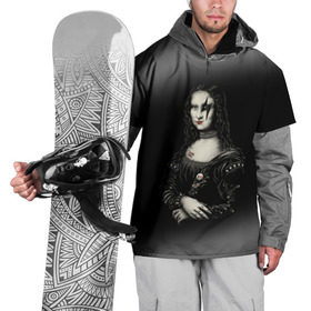 Накидка на куртку 3D с принтом Мона Лиза Kiss в Екатеринбурге, 100% полиэстер |  | джин симмонс | картина | пол стэнли | эйс фрейли