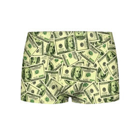 Мужские трусы 3D с принтом Benjamin Franklin в Екатеринбурге, 50% хлопок, 50% полиэстер | классическая посадка, на поясе мягкая тканевая резинка | 3d | benjamin franklin | америка | богатство | валюта | денежные купюры | деньги | доллар | зеленые | сша | текстуры