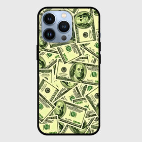 Чехол для iPhone 13 Pro с принтом Benjamin Franklin в Екатеринбурге,  |  | Тематика изображения на принте: 3d | benjamin franklin | америка | богатство | валюта | денежные купюры | деньги | доллар | зеленые | сша | текстуры