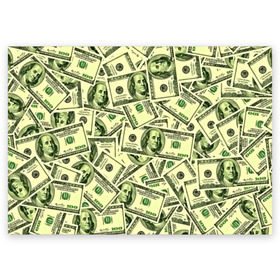 Поздравительная открытка с принтом Benjamin Franklin в Екатеринбурге, 100% бумага | плотность бумаги 280 г/м2, матовая, на обратной стороне линовка и место для марки
 | Тематика изображения на принте: 3d | benjamin franklin | америка | богатство | валюта | денежные купюры | деньги | доллар | зеленые | сша | текстуры