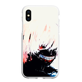 Чехол для iPhone XS Max матовый с принтом tokyo ghoul в Екатеринбурге, Силикон | Область печати: задняя сторона чехла, без боковых панелей | anime | ghoul | tokyo | tokyo ghoul | гуль