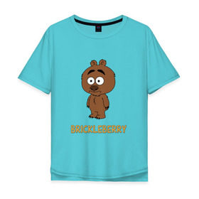 Мужская футболка хлопок Oversize с принтом Malloy (Brickleberry) в Екатеринбурге, 100% хлопок | свободный крой, круглый ворот, “спинка” длиннее передней части | Тематика изображения на принте: brickleberry | malloy