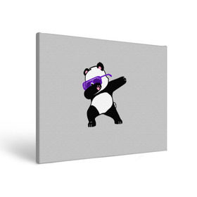 Холст прямоугольный с принтом Panda в Екатеринбурге, 100% ПВХ |  | panda dab | животные | панда
