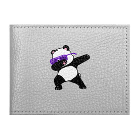 Обложка для студенческого билета с принтом Panda в Екатеринбурге, натуральная кожа | Размер: 11*8 см; Печать на всей внешней стороне | Тематика изображения на принте: panda dab | животные | панда