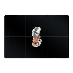 Магнитный плакат 3Х2 с принтом Луна дольками в Екатеринбурге, Полимерный материал с магнитным слоем | 6 деталей размером 9*9 см | Тематика изображения на принте: апельсин | грейпфрут | ломтики | цитрус
