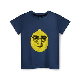 Детская футболка хлопок с принтом John Lemon карандашем в Екатеринбурге, 100% хлопок | круглый вырез горловины, полуприлегающий силуэт, длина до линии бедер | john lennon | the beatles | битлз | джон леннон | лимон
