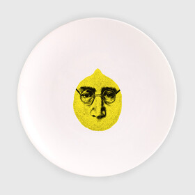 Тарелка с принтом John Lemon карандашем в Екатеринбурге, фарфор | диаметр - 210 мм
диаметр для нанесения принта - 120 мм | john lennon | the beatles | битлз | джон леннон | лимон