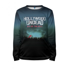 Детский лонгслив 3D с принтом Hollywood Undead 9 в Екатеринбурге, 100% полиэстер | длинные рукава, круглый вырез горловины, полуприлегающий силуэт
 | hollywood undead | голливудская нежить