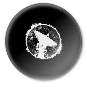 Значок с принтом ГРОТ в Екатеринбурге,  металл | круглая форма, металлическая застежка в виде булавки | grot55 | rap | грот | рэп | хип хоп