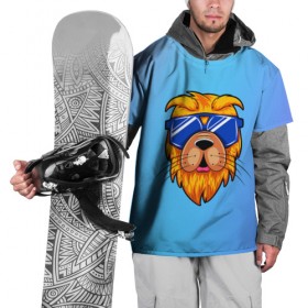 Накидка на куртку 3D с принтом Dog hipster в Екатеринбурге, 100% полиэстер |  | animal | beast | brand | brute | dog | pet | голова животного | животные | лето | очки | собака | хипстер | шерсть