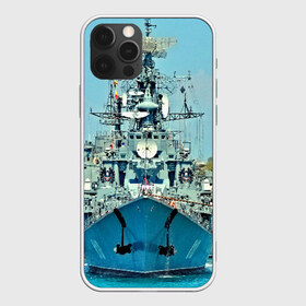Чехол для iPhone 12 Pro Max с принтом Сторожевой корабль в Екатеринбурге, Силикон |  | 3d | море | севастополь | сторожевой корабль | судно | черноморский флот