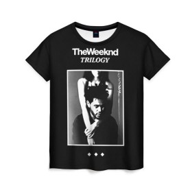Женская футболка 3D с принтом The Weeknd в Екатеринбурге, 100% полиэфир ( синтетическое хлопкоподобное полотно) | прямой крой, круглый вырез горловины, длина до линии бедер | the weeknd | викенд | тесфайе | уикенд