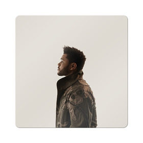Магнит виниловый Квадрат с принтом The Weeknd в Екатеринбурге, полимерный материал с магнитным слоем | размер 9*9 см, закругленные углы | the weeknd | викенд | тесфайе | уикенд