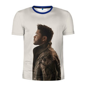 Мужская футболка 3D спортивная с принтом The Weeknd в Екатеринбурге, 100% полиэстер с улучшенными характеристиками | приталенный силуэт, круглая горловина, широкие плечи, сужается к линии бедра | the weeknd | викенд | тесфайе | уикенд