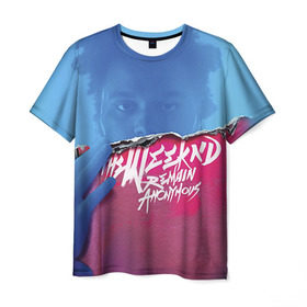 Мужская футболка 3D с принтом The Weeknd в Екатеринбурге, 100% полиэфир | прямой крой, круглый вырез горловины, длина до линии бедер | Тематика изображения на принте: the weeknd | викенд | тесфайе | уикенд