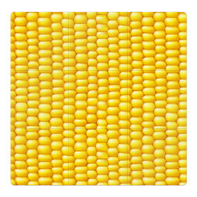 Магнитный плакат 3Х3 с принтом Сладкая вареная кукуруза в Екатеринбурге, Полимерный материал с магнитным слоем | 9 деталей размером 9*9 см | еда | кукуруза