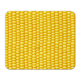 Коврик прямоугольный с принтом Сладкая вареная кукуруза в Екатеринбурге, натуральный каучук | размер 230 х 185 мм; запечатка лицевой стороны | еда | кукуруза