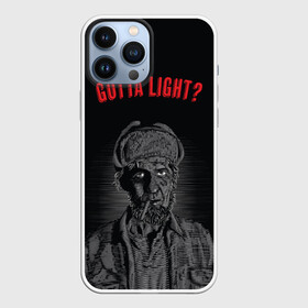 Чехол для iPhone 13 Pro Max с принтом Gotta light в Екатеринбурге,  |  | 3 сезон | twin peaks | вынос мозга | дэвид линч | огоньку | совы не то чем кажутся | твин пикс | утоли жажду и уходи | это вода а это колодец