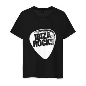 Мужская футболка хлопок с принтом Ibiza Rocks Black & White в Екатеринбурге, 100% хлопок | прямой крой, круглый вырез горловины, длина до линии бедер, слегка спущенное плечо. | dj | ibiza | pink | rocks | вечеринка | гламур | диджей | дизайн | ибица | клуб | мода | остров | отпуск | пафос | путешествие | рок | стиль