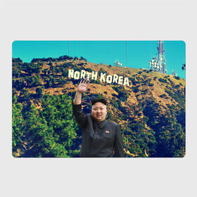 Магнитный плакат 3Х2 с принтом NORTH KOREA в Екатеринбурге, Полимерный материал с магнитным слоем | 6 деталей размером 9*9 см | hollywood | kim jong un | north korea | ким чен ын | северная корея