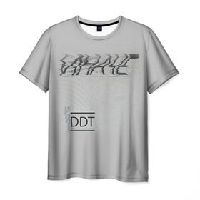 Мужская футболка 3D с принтом ДДТ в Екатеринбурге, 100% полиэфир | прямой крой, круглый вырез горловины, длина до линии бедер | ddt | ддт | русский рок | шевчук