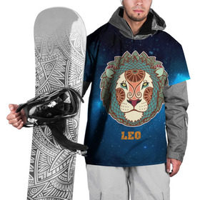 Накидка на куртку 3D с принтом Лев в Екатеринбурге, 100% полиэстер |  | Тематика изображения на принте: звезды | космос | созвездие