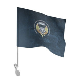 Флаг для автомобиля с принтом ООСпН ВДВ (45 Полк ВДВ) в Екатеринбурге, 100% полиэстер | Размер: 30*21 см | 45 бригада вдв | 45 полк вдв | ооспн | особый отряд | разведка | спецназ