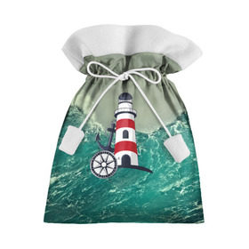 Подарочный 3D мешок с принтом Морской в Екатеринбурге, 100% полиэстер | Размер: 29*39 см | 3d | blue | брызги | вмф | вода | военный | волны | исторический | капли | корабль | лето | море | моряк | океан | природа | фрегат | шторм