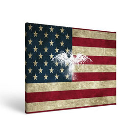 Холст прямоугольный с принтом Флаг США с белым орлом в Екатеринбурге, 100% ПВХ |  | usa | америка | американец | америки | звездно полосатый | необычный | нью йорк | орел | соединенные | сша | флаг | штаты | янки