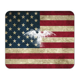 Коврик прямоугольный с принтом Флаг США с белым орлом в Екатеринбурге, натуральный каучук | размер 230 х 185 мм; запечатка лицевой стороны | usa | америка | американец | америки | звездно полосатый | необычный | нью йорк | орел | соединенные | сша | флаг | штаты | янки