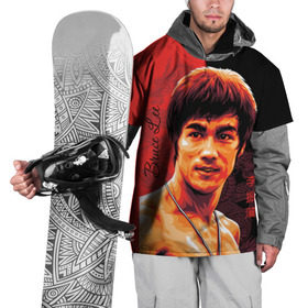 Накидка на куртку 3D с принтом Брюс Ли в Екатеринбурге, 100% полиэстер |  | Тематика изображения на принте: bruce lee | dragon | брюс | гонконг | дракон | китай | кунг фу | легенда | ли