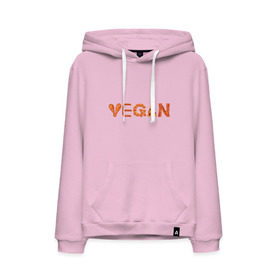 Мужская толстовка хлопок с принтом Vegan в Екатеринбурге, френч-терри, мягкий теплый начес внутри (100% хлопок) | карман-кенгуру, эластичные манжеты и нижняя кромка, капюшон с подкладом и шнурком | Тематика изображения на принте: green | vegan | yoga | бекон | веган | вегетарианец | вегетарианство | витамины | здоровье | зеленый | зож | йога | овощи | фрукты