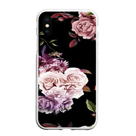 Чехол для iPhone XS Max матовый с принтом Flower Fashion в Екатеринбурге, Силикон | Область печати: задняя сторона чехла, без боковых панелей | 3d | birds | fashion flower | flower | pattern | другие | красивые цветы | красные | прикольные | природа | птицы | розы | текстуры | цветочки | цветы