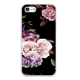 Чехол для iPhone 5/5S матовый с принтом Flower Fashion в Екатеринбурге, Силикон | Область печати: задняя сторона чехла, без боковых панелей | 3d | birds | fashion flower | flower | pattern | другие | красивые цветы | красные | прикольные | природа | птицы | розы | текстуры | цветочки | цветы