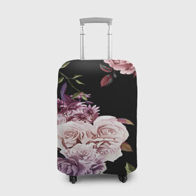 Чехол для чемодана 3D с принтом Flower Fashion в Екатеринбурге, 86% полиэфир, 14% спандекс | двустороннее нанесение принта, прорези для ручек и колес | 3d | birds | fashion flower | flower | pattern | другие | красивые цветы | красные | прикольные | природа | птицы | розы | текстуры | цветочки | цветы
