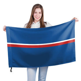 Флаг 3D с принтом RUSSIA YAAY в Екатеринбурге, 100% полиэстер | плотность ткани — 95 г/м2, размер — 67 х 109 см. Принт наносится с одной стороны | yaay | екатеринбург | москва | россия