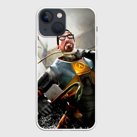 Чехол для iPhone 13 mini с принтом Half Life в Екатеринбурге,  |  | freeman | gordon | half | halflife | hl | life | гордон | лайф | фримен | халва | халф | халфлайф | халява