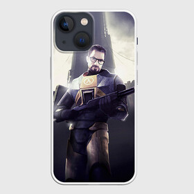 Чехол для iPhone 13 mini с принтом Half Life в Екатеринбурге,  |  | freeman | gordon | half | halflife | hl | life | гордон | лайф | фримен | халва | халф | халфлайф | халява