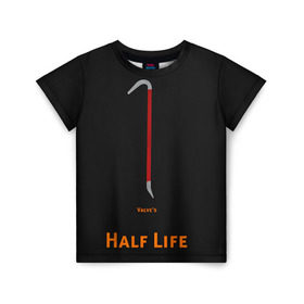 Детская футболка 3D с принтом Half-Life в Екатеринбурге, 100% гипоаллергенный полиэфир | прямой крой, круглый вырез горловины, длина до линии бедер, чуть спущенное плечо, ткань немного тянется | freeman | gordon | half | halflife | hl | life | гордон | лайф | фримен | халва | халф | халфлайф | халява