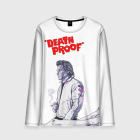 Мужской лонгслив 3D с принтом Death proof в Екатеринбурге, 100% полиэстер | длинные рукава, круглый вырез горловины, полуприлегающий силуэт | stuntman mike | квентин | курт рассел | тарантино