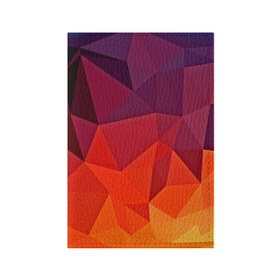 Обложка для паспорта матовая кожа с принтом Geometric в Екатеринбурге, натуральная матовая кожа | размер 19,3 х 13,7 см; прозрачные пластиковые крепления | abstract | abstraction | color | geometry | mirror | polygon | абстракция | геометрия | грани | линии | полигоны | сочетания | треугольники